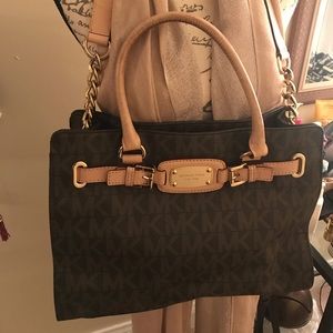 Michael Kors large Hamilton purse...EUC